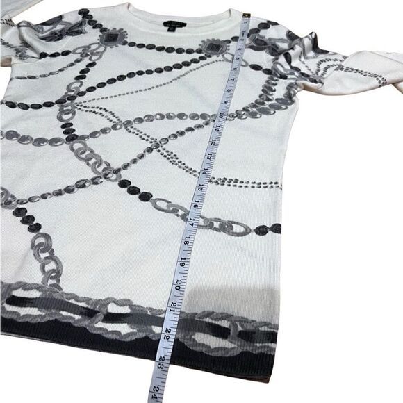 Talbots Merino Wool jewel print sweater size small petite - Picture 12 of 16